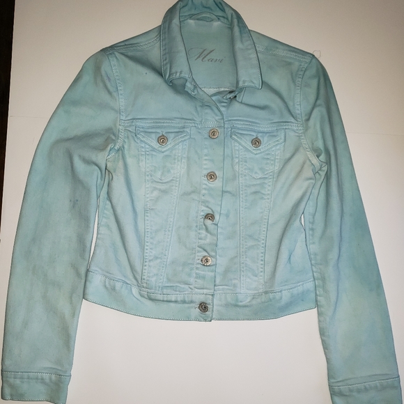 Mavi dip tie dyed jean jacket - Picture 1 of 5